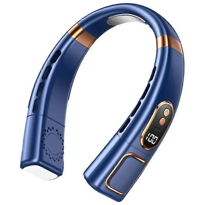 Ventilateur de cou portable rechargeable USB 8000 mAh amélioré