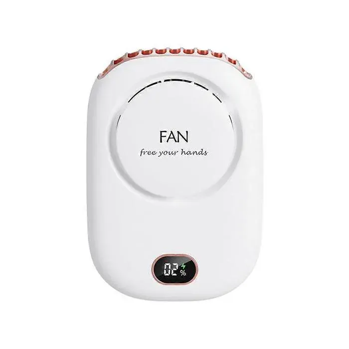 Ventilateur de cou portable ventilateur de bureau rechargeable par USB mini ventilateur de voyage suspendu