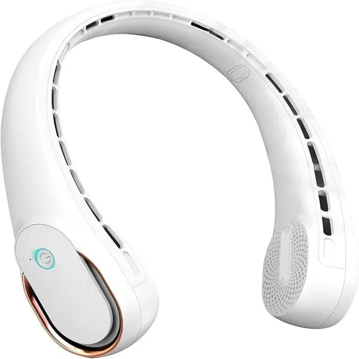 Ventilateur de cou portable ventilation puissante réglable refroidissement à 360° ultra silencieux