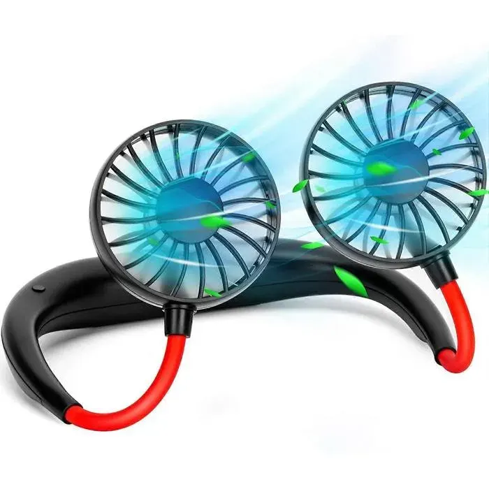 Ventilateur de cou ventilateurs de cou USB rechargeables