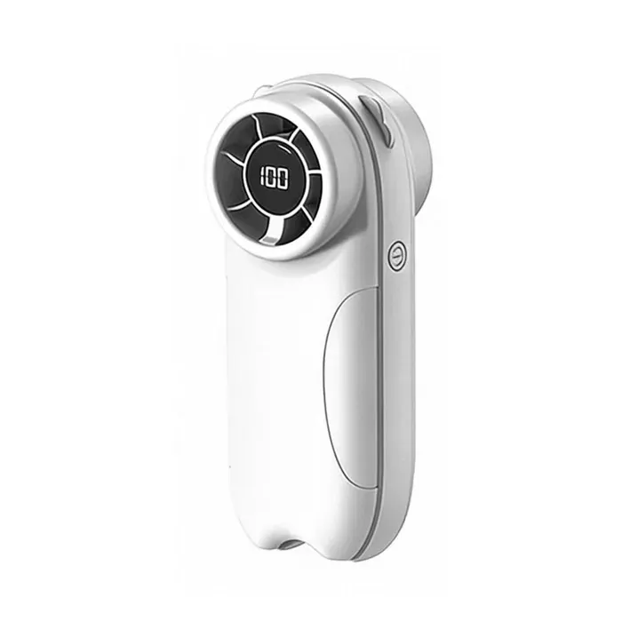 Ventilateur de main sans pales avec vent puissant Format poche 16h d’autonomie support de table & ultra-portable pour été