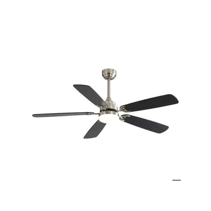 Ventilateur de plafond 132 cm - éclairage LED - 3 températures de couleur - intensité variable - fonction mémoire pour salon
