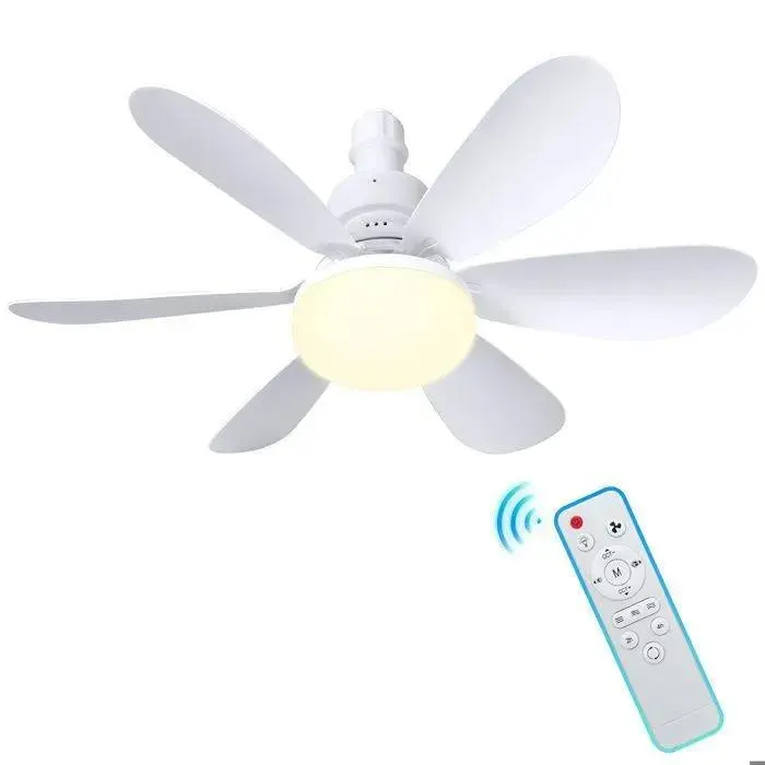 Ventilateur de Plafond - 40 W - 6 Pales - 3 Vitesses - Silencieux