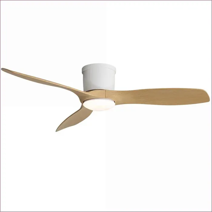 Ventilateur de plafond - 52 pouces avec télécommande - Moteur DC réversible - LED réglable - Blanc