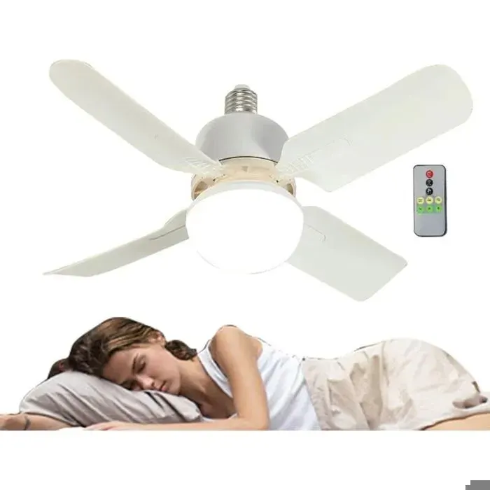 Ventilateur de plafond à distance avec lumières - lumières de ventilateur