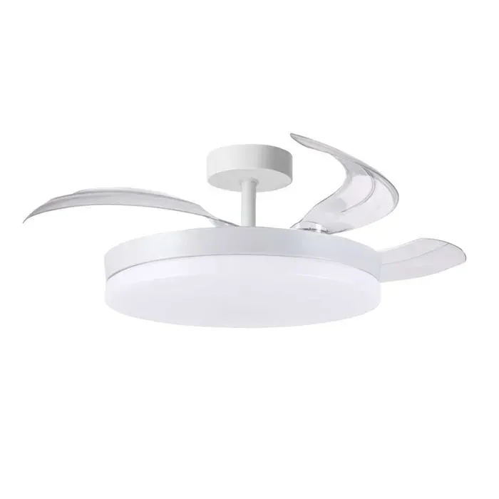 Ventilateur de Plafond ARES avec Lumière LED 36 W Moteur DC Silencieux 3 Pales Pliantes Télécommande 6 Vitesses Mode Hiver p