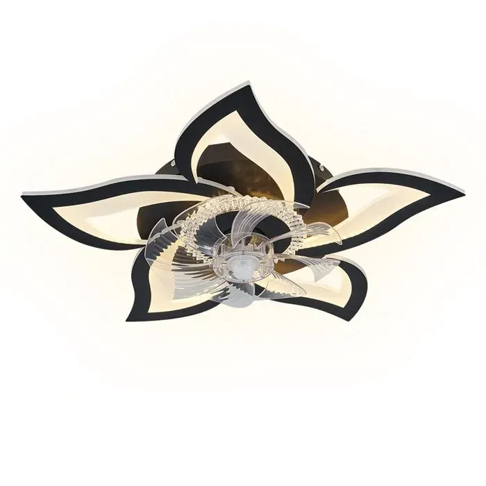Ventilateur de Plafond avec clairage Plafonnier LED avec Ventilateur Plafonnier 3 Tempratures de Couleur