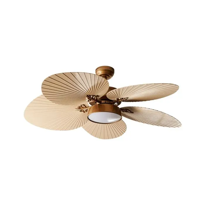 Ventilateur de plafond avec lampe BORMEJO Avec télécommande Doré