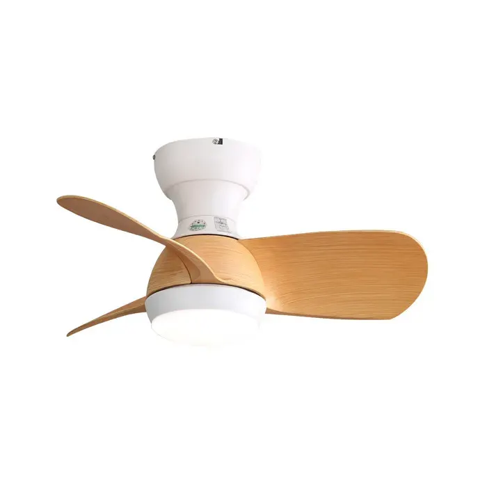 Ventilateur de plafond avec lumiere - 58 cm - 3 couleurs à intensité variable - télécommande et moteur CC