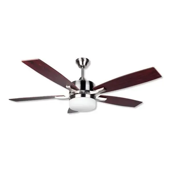 Ventilateur de Plafond avec Lumière Obergozo CP 79132 60W Argenté Marr