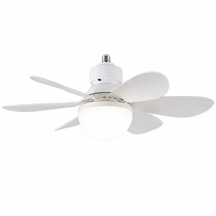 ventilateur de plafond avec lumière - pales de ventilateur amovibles blanc 420 - salle à manger chambre