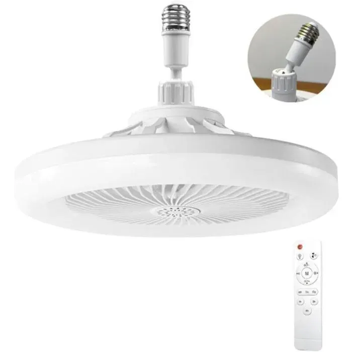 Ventilateur de plafond avec lumière - PZCC - PZCC - Télécommande - Silencieux - LED dimmable 1200 lm