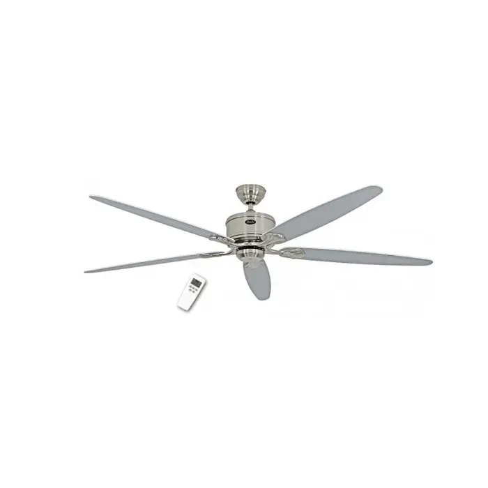 Ventilateur de plafond CasaFan 518082 ECO ELEMENTS 180 blanc ou gris clair/chrome brossé