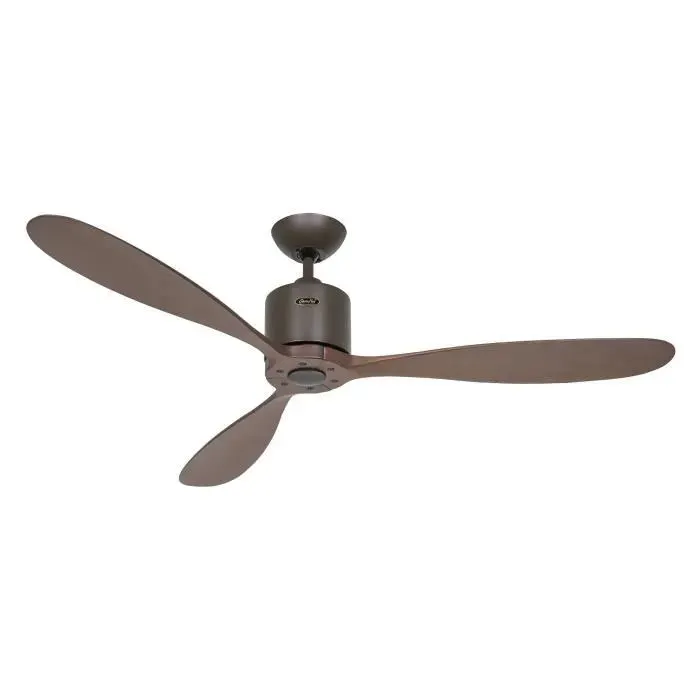 Ventilateur de plafond - CasaFan - AEROPLAN ECO - Ø 132 cm - 3 lames en bois - Moteur DC/EC 27-27 W