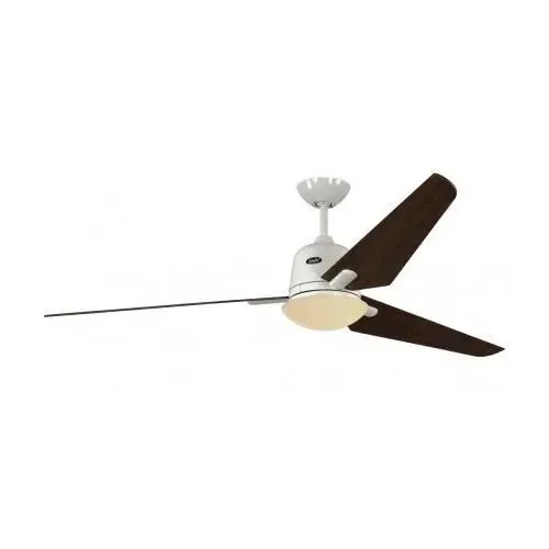 Ventilateur de plafond - CasaFan - Eco Aviatos 162 - Blanc et marron - 6 vitesses - Économie dénergie
