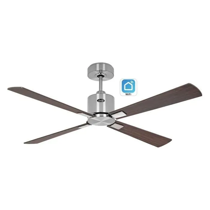 Ventilateur de plafond - CasaFan - ECO CONCEPT 132 - Marron - 6 vitesses - Économe en énergie