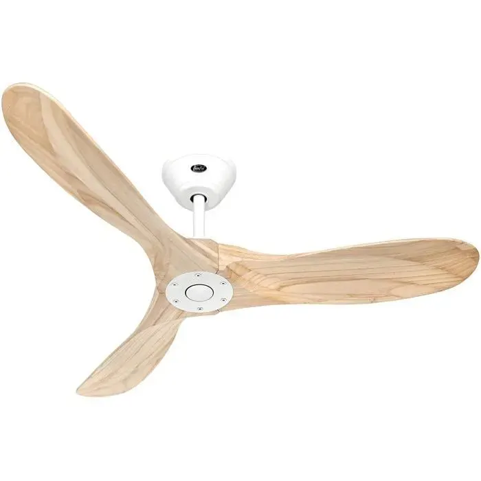 Ventilateur de plafond - CasaFan - ECO GENUINO - 122 cm - Bois naturel - Télécommande