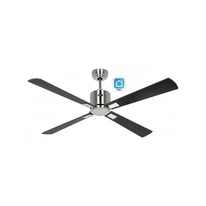 Ventilateur de plafond - CASAFAN - ECO NEO III - Ø 132 cm - WiFi - 6 vitesses - Chrome brossé
