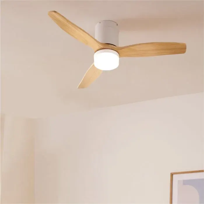 Ventilateur de plafond - Create - Avec lumière - Silencieux - Fonction été/hiver - Télécommande