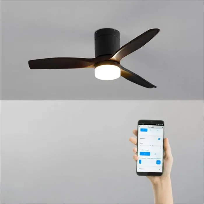Ventilateur de plafond - Create - Avec lumière - Silencieux - Fonction été/hiver - Wi-Fi