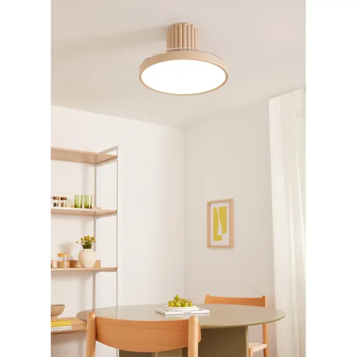 Ventilateur de plafond - Create - Avec lumière - Silencieux - Pales rétractables - LED 18W