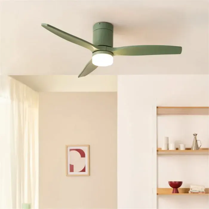 Ventilateur de plafond - Create - Avec lumière - Vert sauge - Ø132cm - 40W