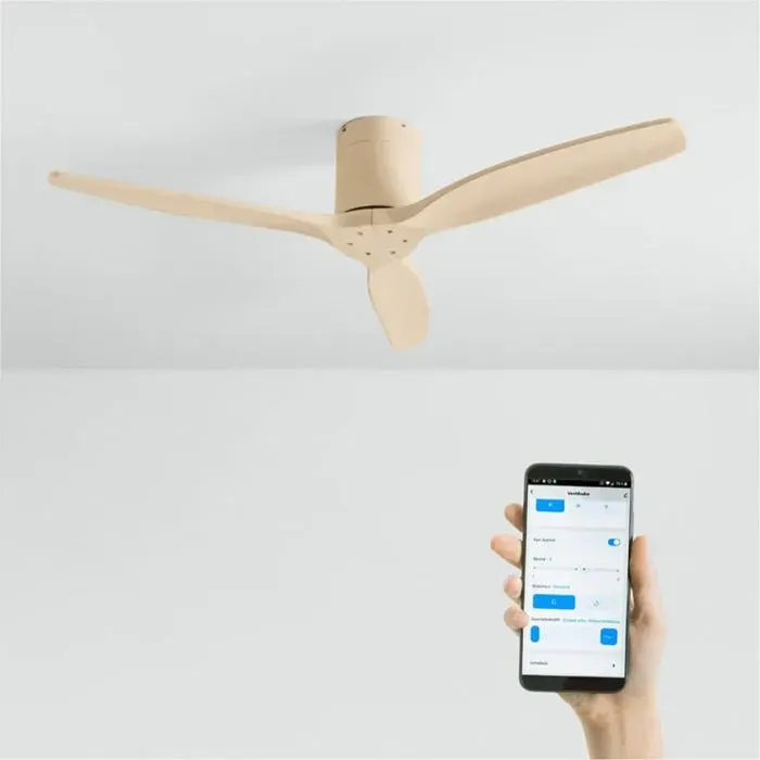 Ventilateur de plafond - Create - Sans lumière - Sable - Ø132cm - 40W - 6 vitesses