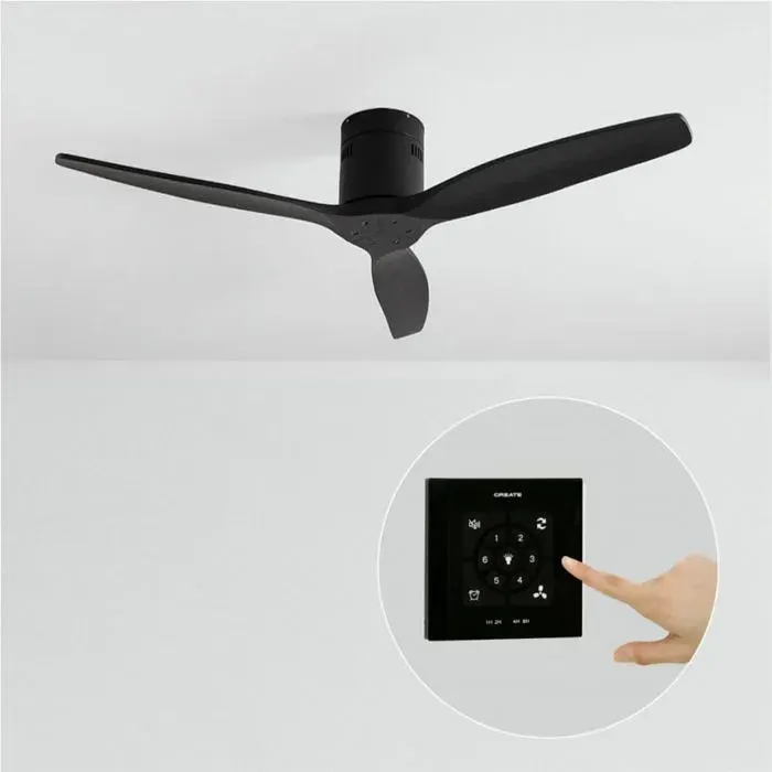 Ventilateur de plafond - Create - Sans lumière - Silencieux - Moteur DC 40W - Ø132cm