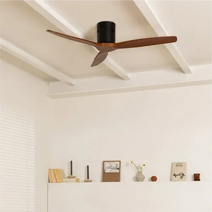 Ventilateur de plafond - Create - WIND CALM NATURAL WOOD - Silencieux - Bois - LED