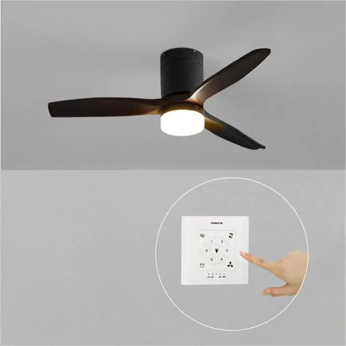 Ventilateur de plafond - Create - WIND CALM - Silencieux - Pales ABS - Fonction été/hiver