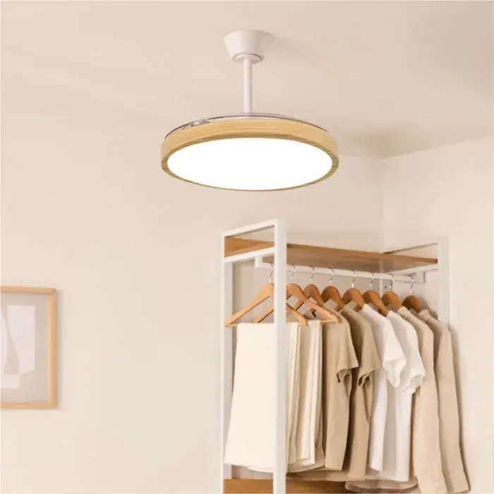 Ventilateur de plafond - Create - WIND CLEAR STUDIO - Silencieux - Pales rétractables - LED