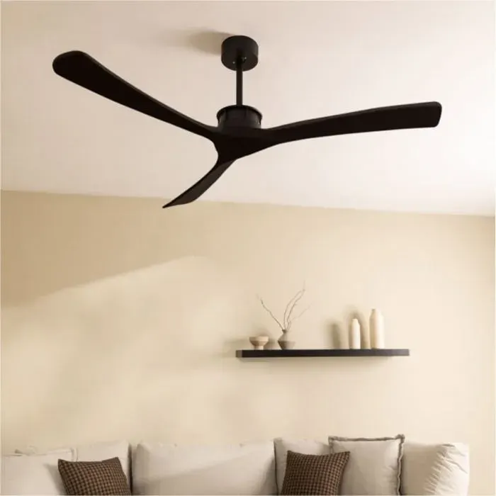 Ventilateur de plafond - Create - WIND LARGE - Silencieux - Ø152 cm - Bois naturel