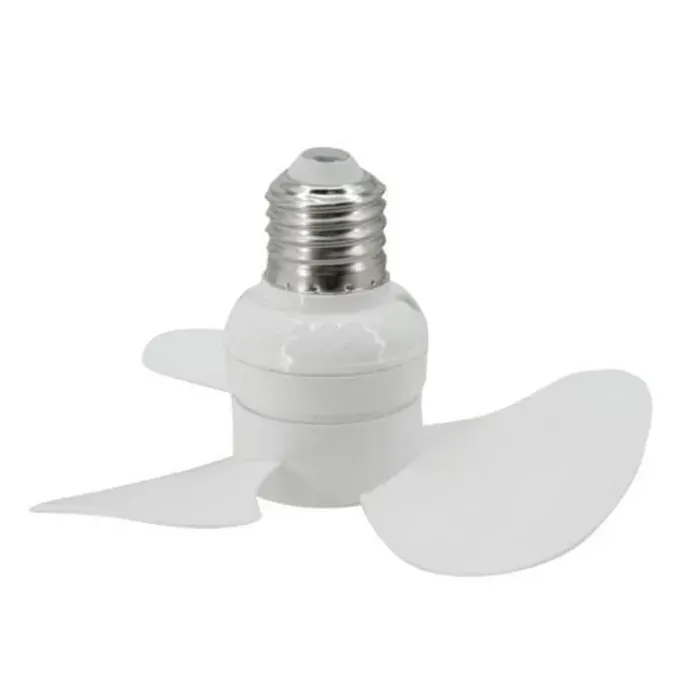 Ventilateur de plafond dintérieur avec base à vis E27taille compacte de 14CM offrant un mouvement dair silencieux et efficace-A