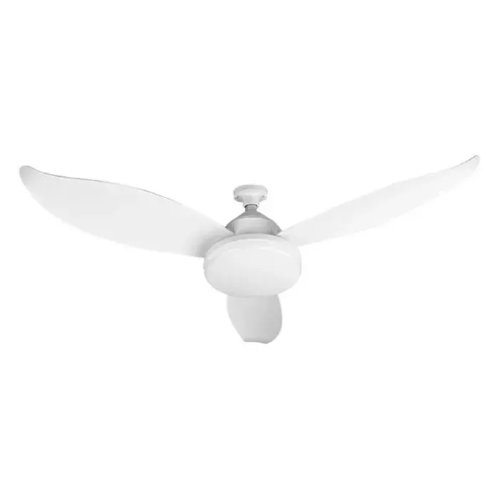 Ventilateur de Plafond E27 63 cm avec Lumière LED 3000 lm Télécommande Moteur Réversible Éclairage Dimmable 3000K-6500K