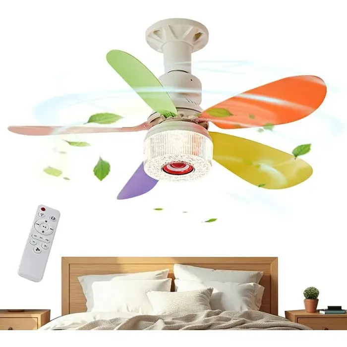 ventilateur de plafond Éclairage ROG MarqueeBluetooth 40W grand pouvoir3 vitessesPratiqueRassemblement-familial