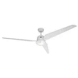 Ventilateur de plafond ECO AVIATOS - Casafan - Blanc - Télécommande - Diamètre 162 cm