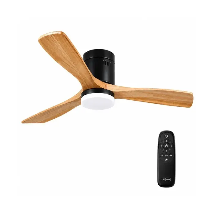 Ventilateur de Plafond Energy avec Lumière LED Réglable (Intensité & CCT) Moteur DC Silencieux Pales Effet VENTILATEUR DE PLAFOND