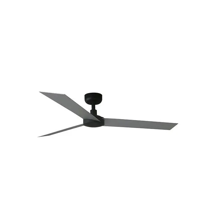 Ventilateur de plafond - FARO BARCELONA - CRUISER L - Noir/Aluminium - Sans lumière - Moteur DC