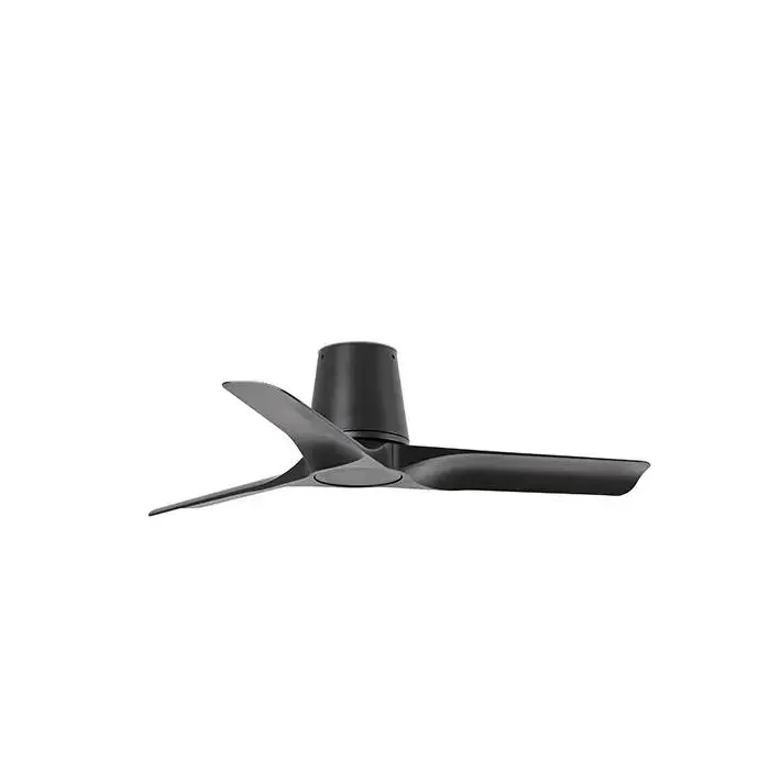 Ventilateur de plafond - FARO BARCELONA - HEY TUB S - Noir mat 900 mm - LED dimmable 2700-6000K - Moteur DC 6 vitesses WiZ/Alexa