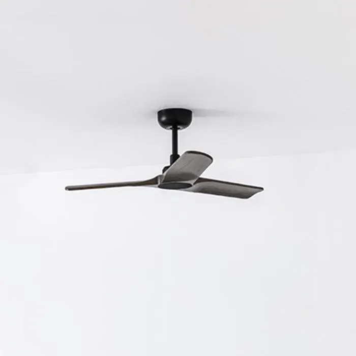 Ventilateur de plafond - FARO BARCELONA - HEYWOOD S 33806 - Noir - Ø90 cm - Télécommande incluse