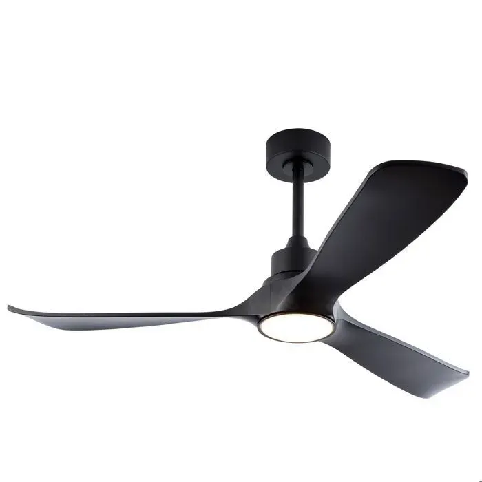 Ventilateur de plafond - HIBA - 132CM (52) - LED dimmable 3 temp. - 6 vitesses réversibles - Télécommande & minuterie