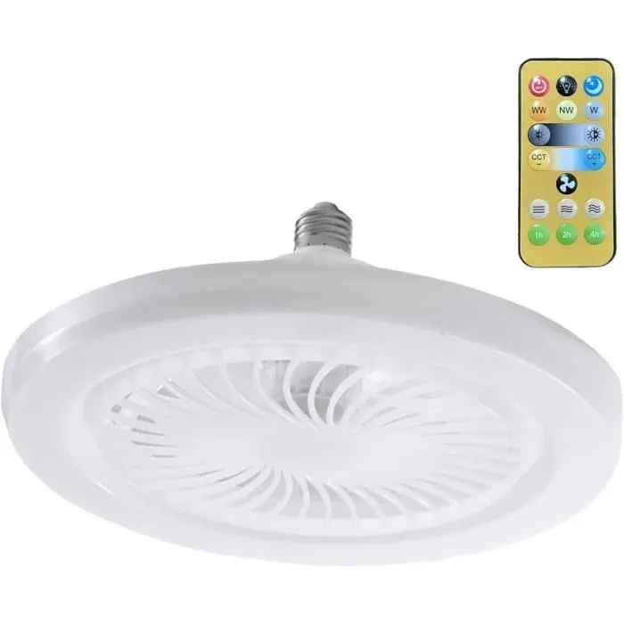 Ventilateur de plafond lampe de ventilateur lumières LED E27 moderne lampes suspendues ventilateur de plafond avec A162