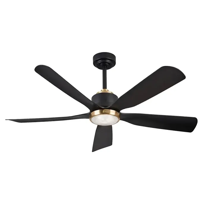 Ventilateur de Plafond LED 132 cm 20W Dimmable 3000K-6500K 6 Vitesses Réversibles APP + Télécommande – Moderne