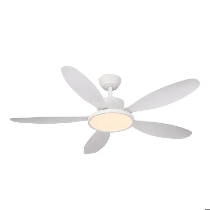 Ventilateur de Plafond LED 132 cm 6 Vitesses Réversible APP Dimmable Minuterie – Grand Diamètre pour Salon Chambre