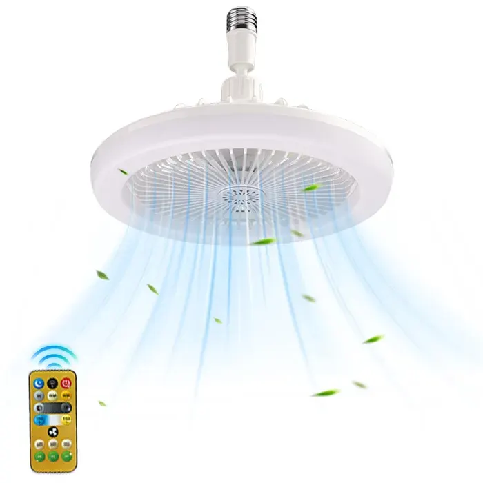 Ventilateur de plafond LED - 3 vitesses - 3 couleurs dintensité - télécommande - silencieux - Ventilateur avec lumière aromatique
