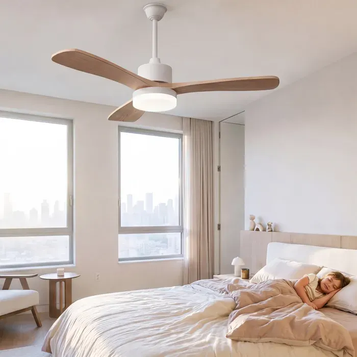 Ventilateur de plafond led 423 palesmodernesilencieux6 vitessestélécommanderéversible3000–6500KFonction minuterie