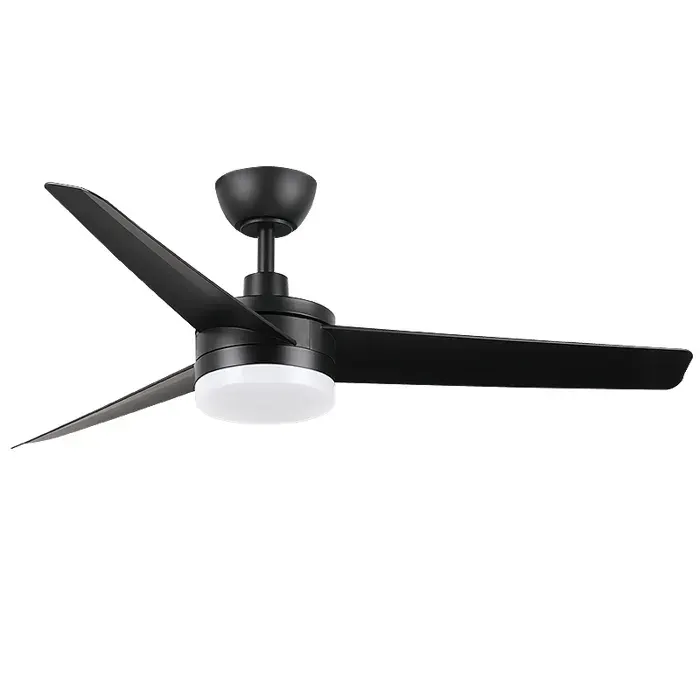Ventilateur de plafond LED courbe noire - Ledme - LM8813