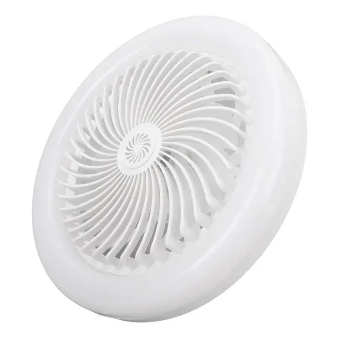 Ventilateur de plafond LED - Éclairage 30 W Télécommande - chambre petit espace - 25 x 12 cm