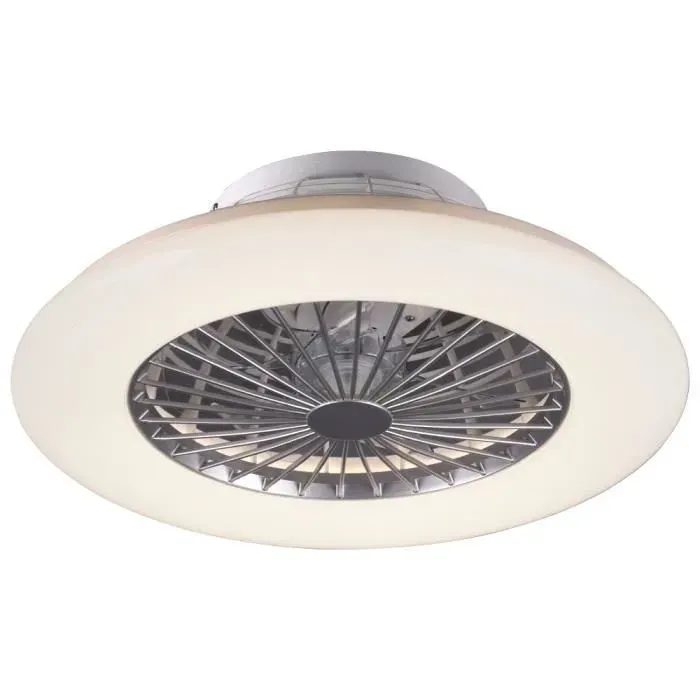 Ventilateur de plafond LED effet étoile télécommande STRALSUND