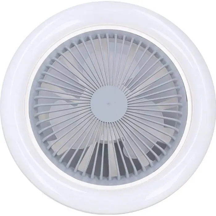 Ventilateur de plafond LED - - Lampe de ventilateur de plafond - Blanc - 30W - 3 vitesses Blanc YYV